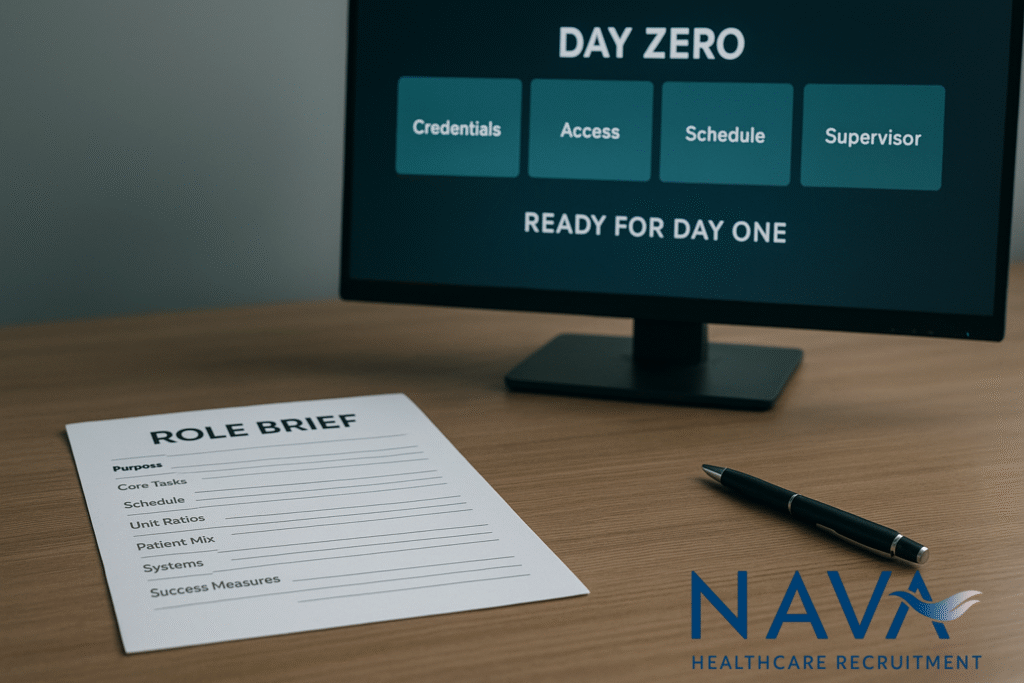 A Role Brief and a Day Zero actionable plan are the key to successful healthcare hiring.
