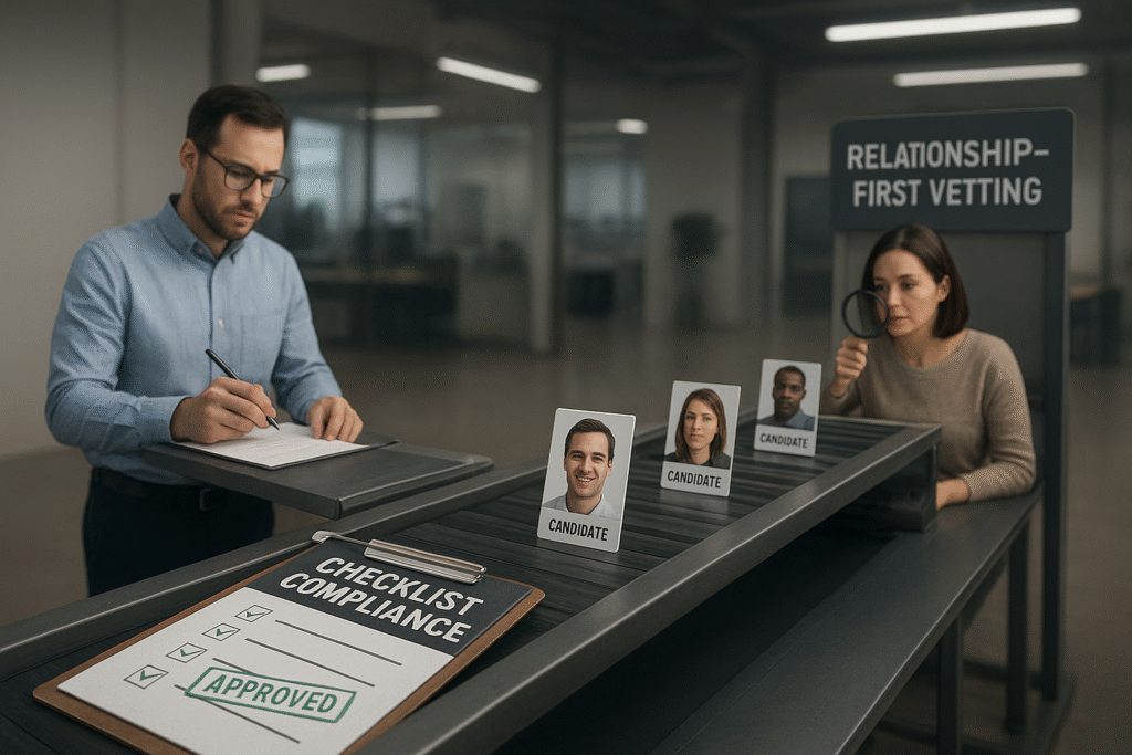 Two approaches to compliance in healthcare staffing.