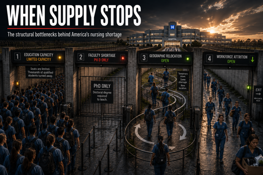 4 critical bottlenecks fueling the US nursing shortage